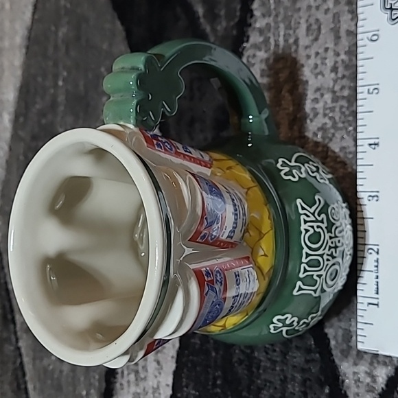 1993 ANHEUSER-BUSCH BUDWEISER 6PK LUCK O' THE IRISH BEER 🍺 STEIN - Picture 9 of 11